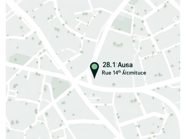 Carte géographique stylisée montrant l'emplacement du bureau de Voile Étoile au centre de Paris, avec des points de repère emblématiques.