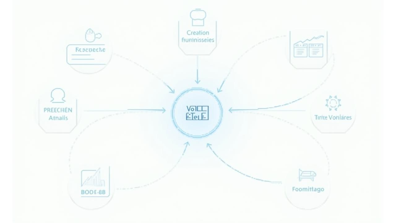 Diagramme de flux de travail automatisé pour une agence de voyage utilisant la plateforme Voile Étoile, montrant la gestion centralisée des réservations, l'automatisation des confirmations et des reporting financiers.
