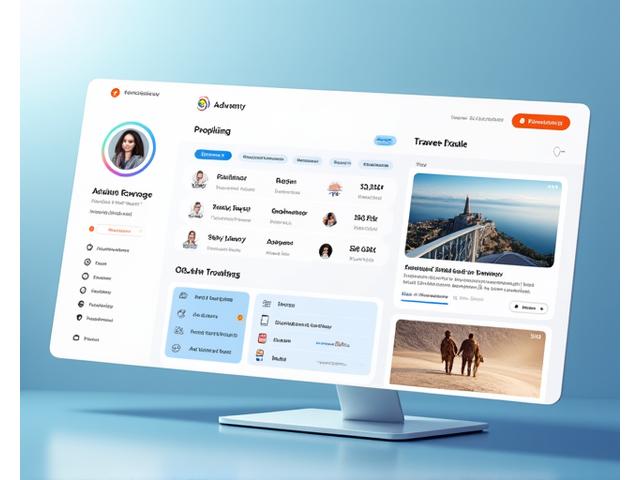 Interface de tableau de bord d'IA montrant des recommandations personnalisées et le profil client détaillé.