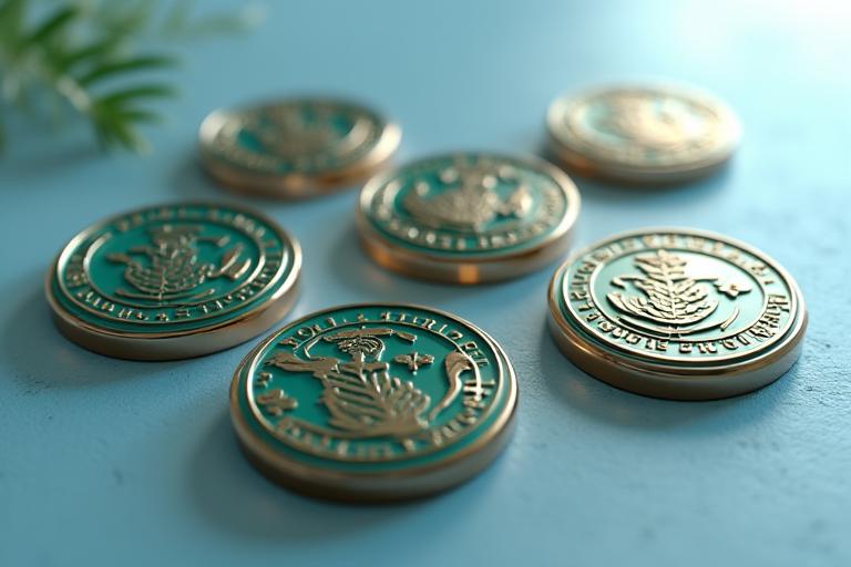 Collection de badges et logos de certification de voyage durable affichée sur un écran, symbolisant la reconnaissance et l'engagement écoresponsable.